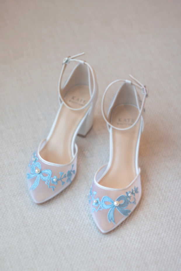Blue Wedding Shoes – Kate Whitcomb Shoes