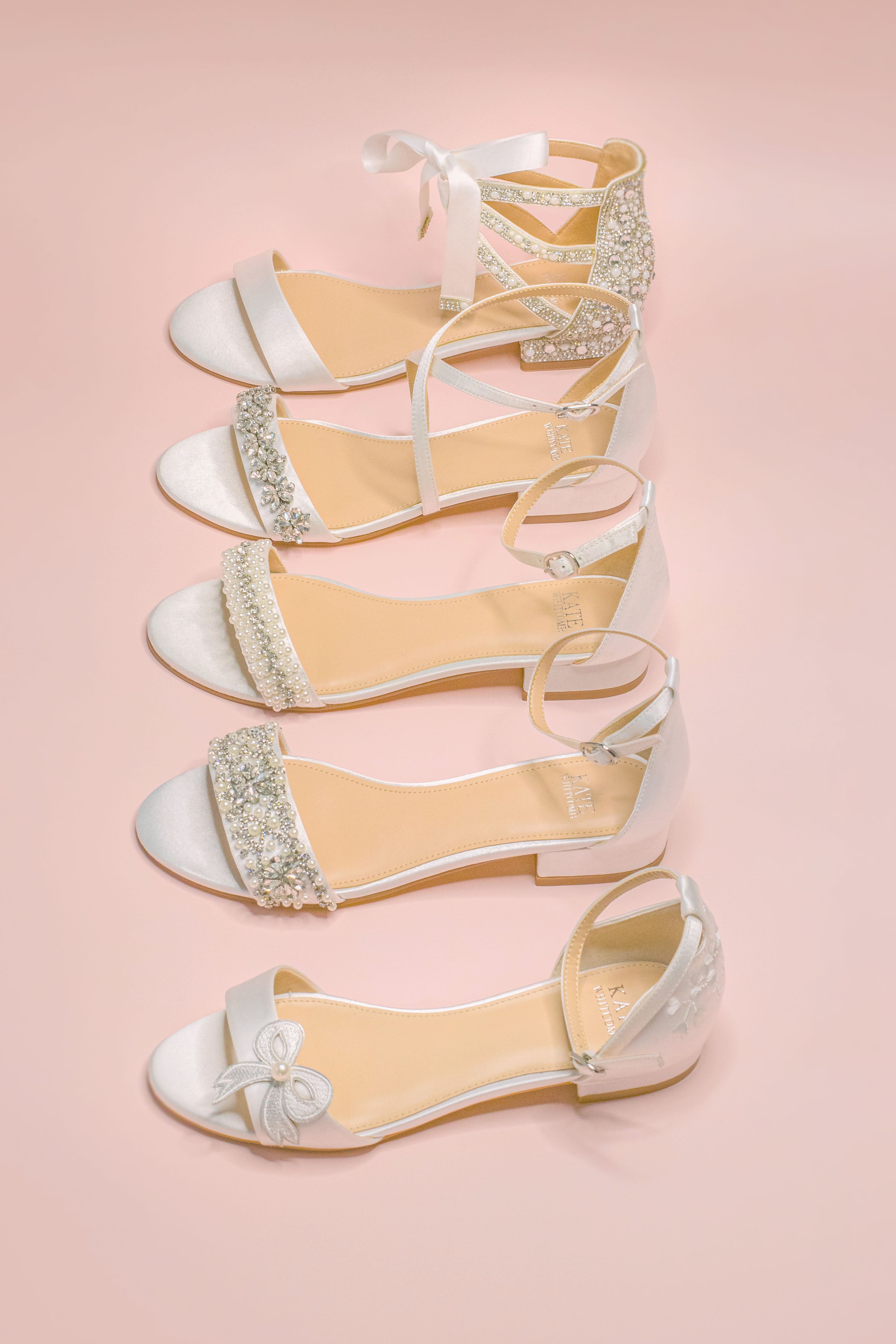 Fancy shops flat shoes for wedding