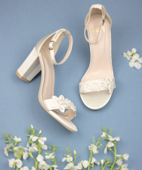 Ivory Wedding Shoes Ivory Bridal Sandals Wedding Flats Bride Shoes Kate Whitcomb Shoes