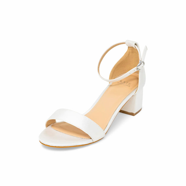 Kate Whitcomb Wedding Block Heels | Leah Ivory| Comfortable Shoes ...