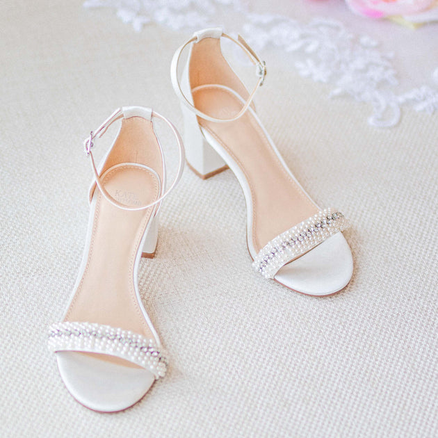 Pearl Wedding Shoes – Kate Whitcomb Shoes